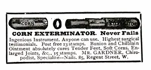 Remedy: Advertisement for Corn remedy