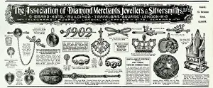 Brooches: Advert for Coronation jewellery 1902