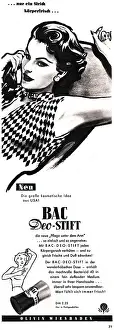 Deodorant: advertising, cosmetics, Bac Deo, advertisement