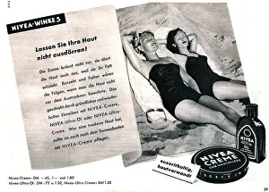 Creme: advertising, cosmetics, Nivea Creme, advertisement