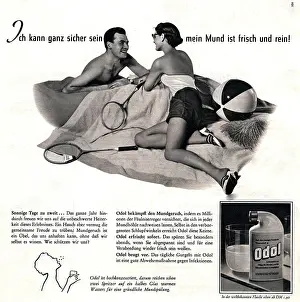 Odol: advertising, cosmetics, Odol, advertisement in
