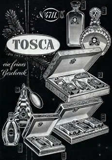 Tosca: advertising, cosmetics, perfume, Tosca, advertisement