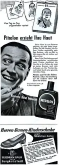 Aftershave: advertising, cosmetics, Pitralon, advertisement