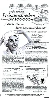 Shampoo: advertising, cosmetics, Schauma, advertisement