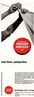 Creme: advertising, cosmetics, skin care, Glysolid Glyzerin