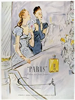 Vendome: Advertisement for Coty perfume for young women