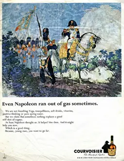 Brandy: Advertisement for Courvoisier brandy