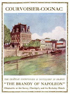 Spirits: Advert, Courvoisier-Cognac, The Brandy of Napoleon