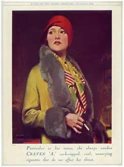 Craven: Advert for Craven cigarettes 1929