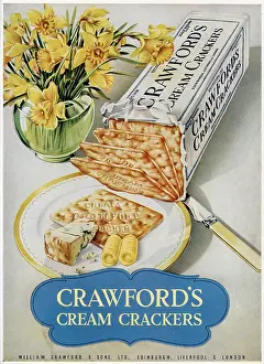 Cheery: Advert for Crawford's Cream Crackers