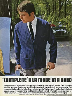 Polyester: Advertisement for Crimplene jacket