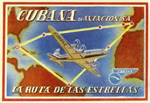 Cubana: Advertisement for Cubana airlines
