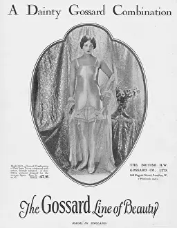 Gossard: Advert for the Dainty Gossard Combination, 1927