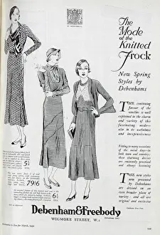 Garments: Advert for Debenham and Freebody