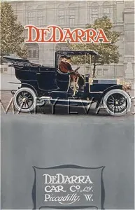 Darra: Advertisement for the DeDarra Car Co Ltd, London