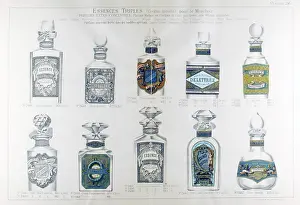 Handkerchief: Advertisement for Delettrez perfumes