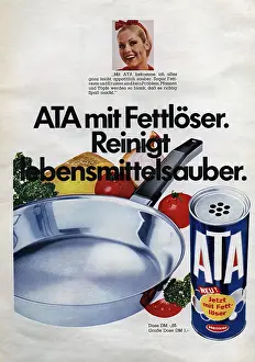 Detergents: advertising, detergents, Ata dish detergent