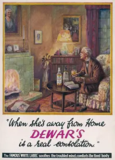 Homely: Advert for Dewars 1935