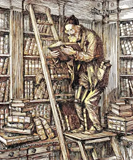 Bookman: Advertisement for Dewar's by Edmund J Sullivan