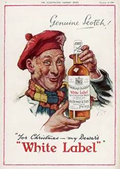 Genuine: Advert for Dewars whisky 1938
