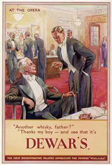 Conversing: ADVERT/DEWARS WHISKY