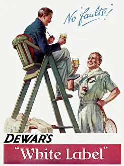 Faults: Advert for Dewar's White Label Scotch Whisky 1937