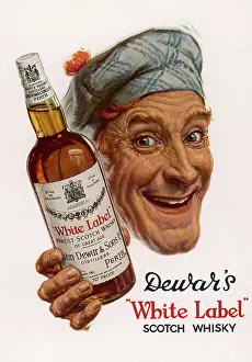 Shanter: Advert for Dewars White Label Whisky