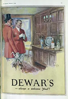 Aberfeldy: Advertisement for Dewar's White Label whisky