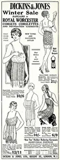 Worcesters: Advert for Dickins & Jones corsets 1926