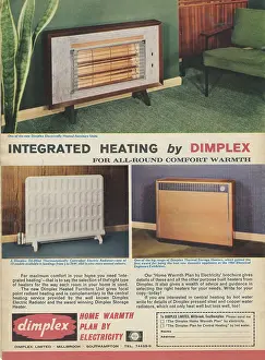 Heaters: Advertisement for Dimplex heaters