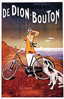Costumed: Advertisement for De Dion Bouton bicycles