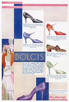 Dolcis: Advert for Dolcis shoes 1930