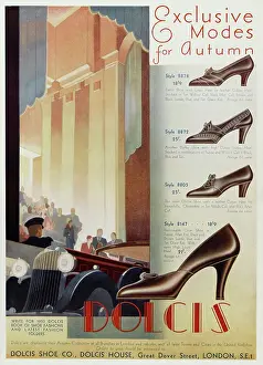 Dolcis: Advert for Dolcis shoes 1933