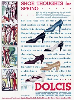 Dolcis: Advert for Dolcis shoes 1933
