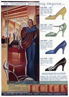 Instep: Advert for Dolcis shoes 1933