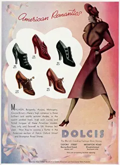 Dolcis: Advert for Dolcis shoes 1937