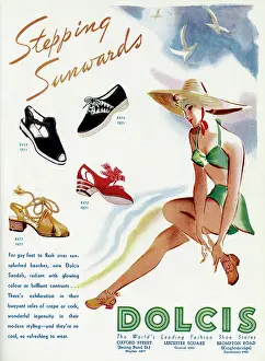Sensible: Advert for Dolcis shoes 1939