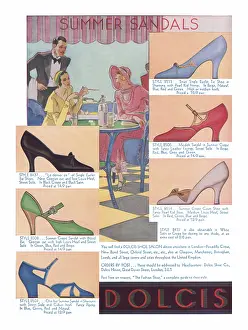 Advertisers: Advertisement, Dolcis summer sandals, The Advertiser's ABC