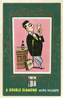 Slogan: Advert, A Double Diamond works wonders