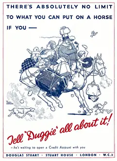 Bookmaking: Advert for Douglas Stuart - Tell Duggie all about it! 1936