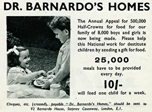Barnardos: Advert for Dr. Barnardo's Homes 1944