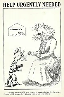 Comical: Advert, Dr Barnardo's Homes, Help Urgently Needed