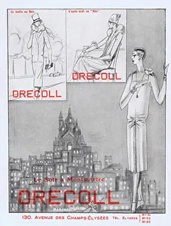 Drecoll: Advert for Drecoll couture, 1927