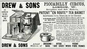 Drews: Advert for Drew & Sons tea basket 1896