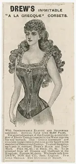 Portly: Advert for Drew?s corset 1897