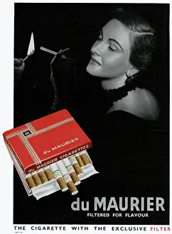Maurier: Advertisement for Du Maurier cigarettes