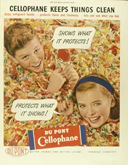 Hygienic: Advertisement for Du Pont Cellophane