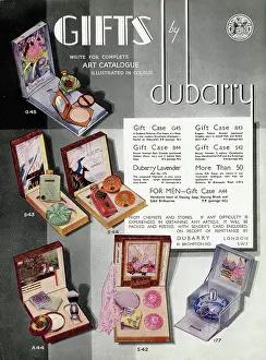 Puff: Advert for Dubarry gift cases 1934