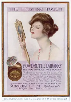 Complexion: Advert for Dubarry Powdrette 1919