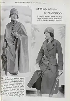 Raincoats: Advert for Dunlop Raincoats